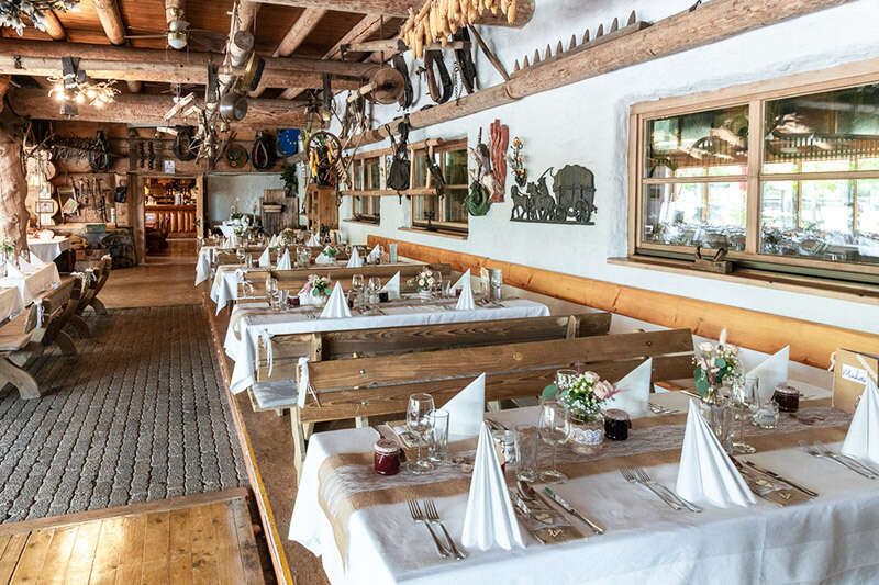 Wedding hall in the restaurant Zur Rösslwirtin